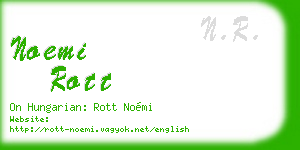 noemi rott business card